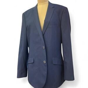 Navy blue suit jacket